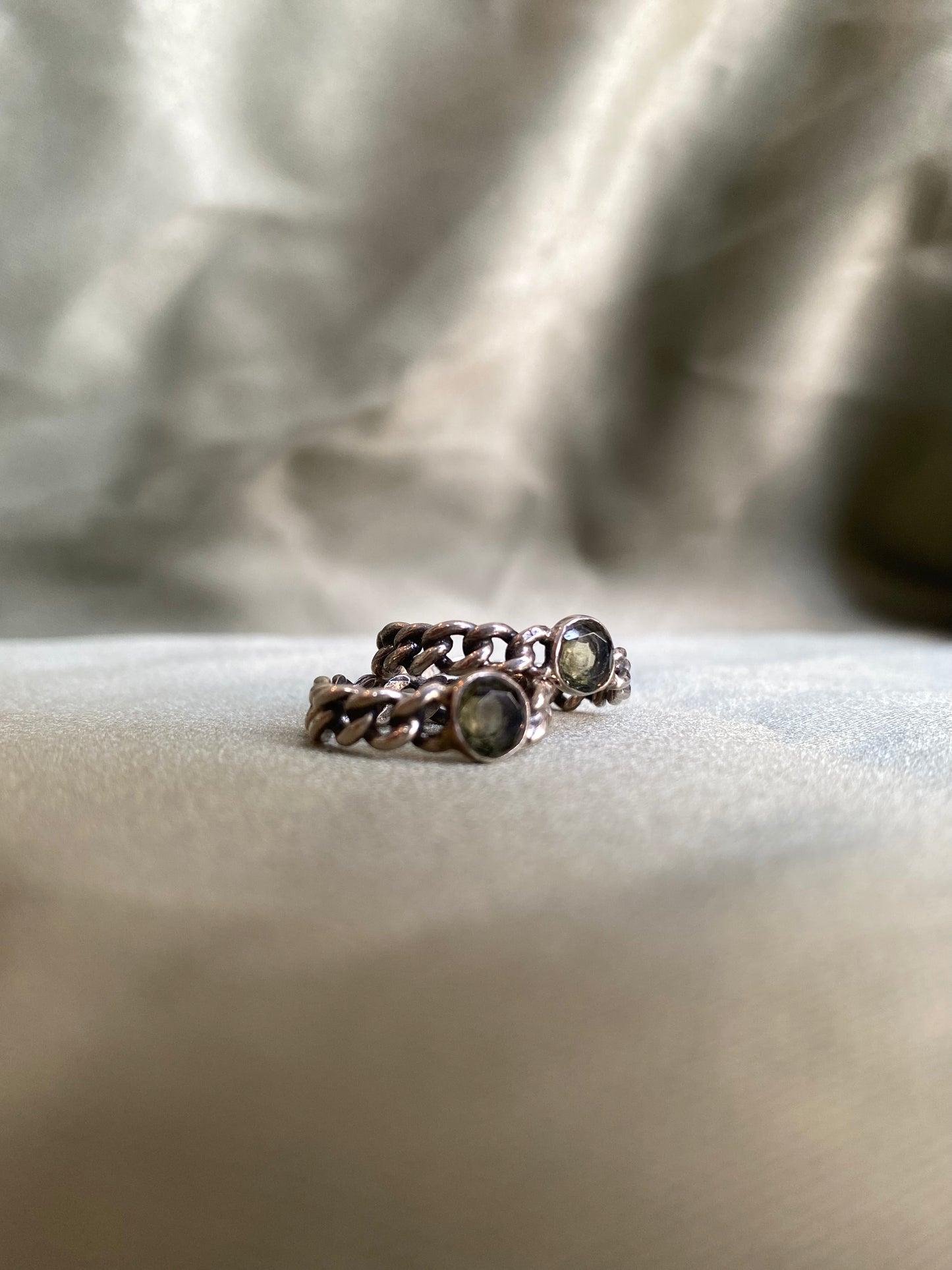 Onyx Chains Forever Ring