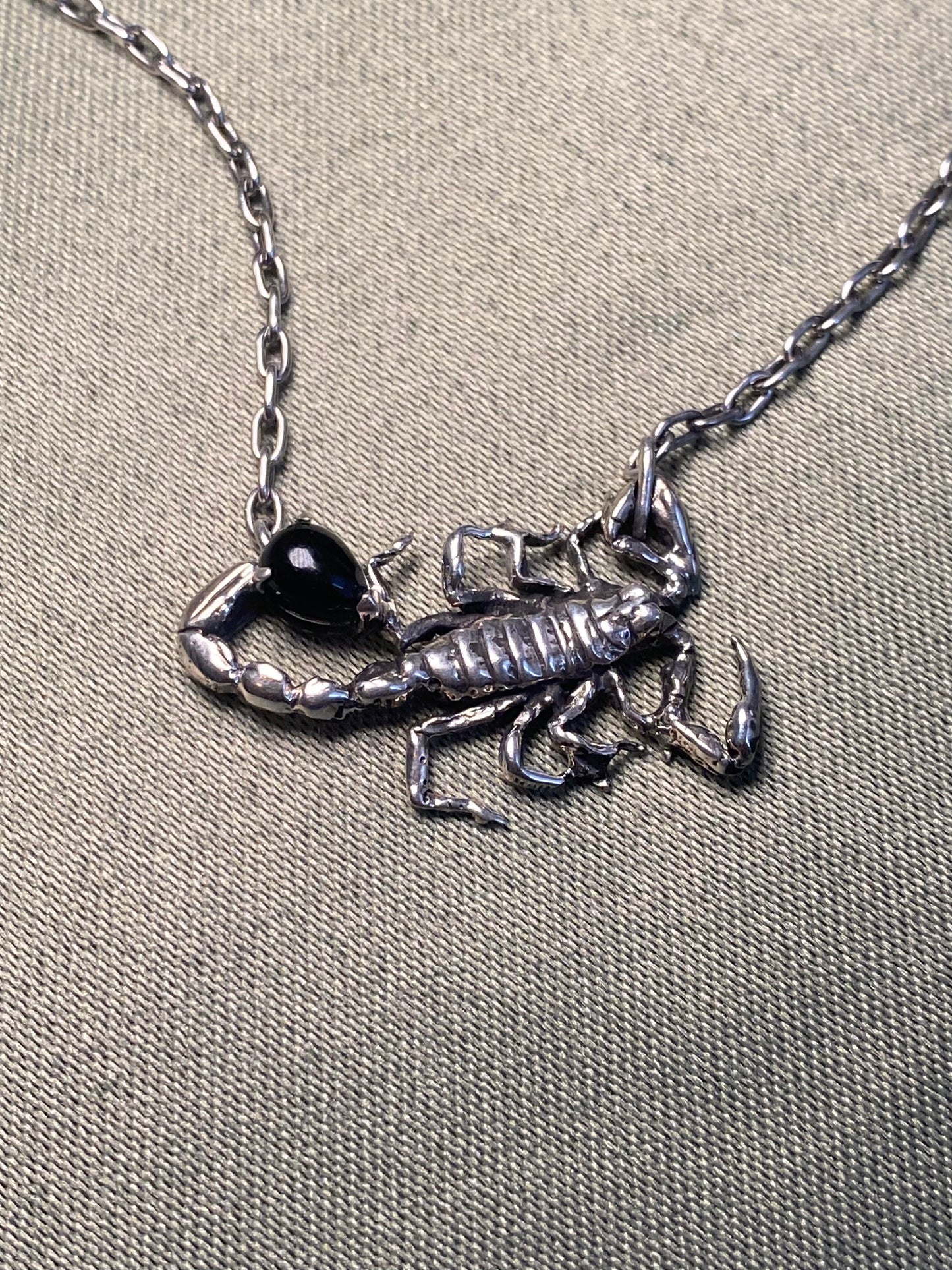 Scorpions Kiss Onyx Necklace