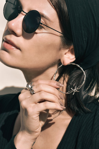 Deadly Barbed Wire Hoops