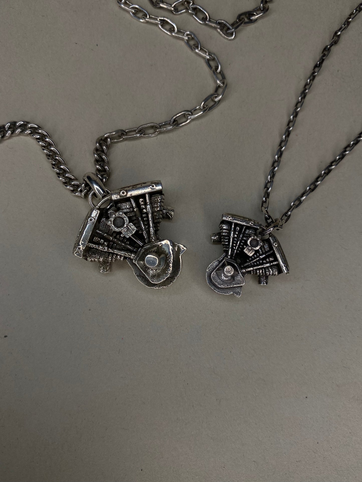 Small Shovel Head Motor Necklace