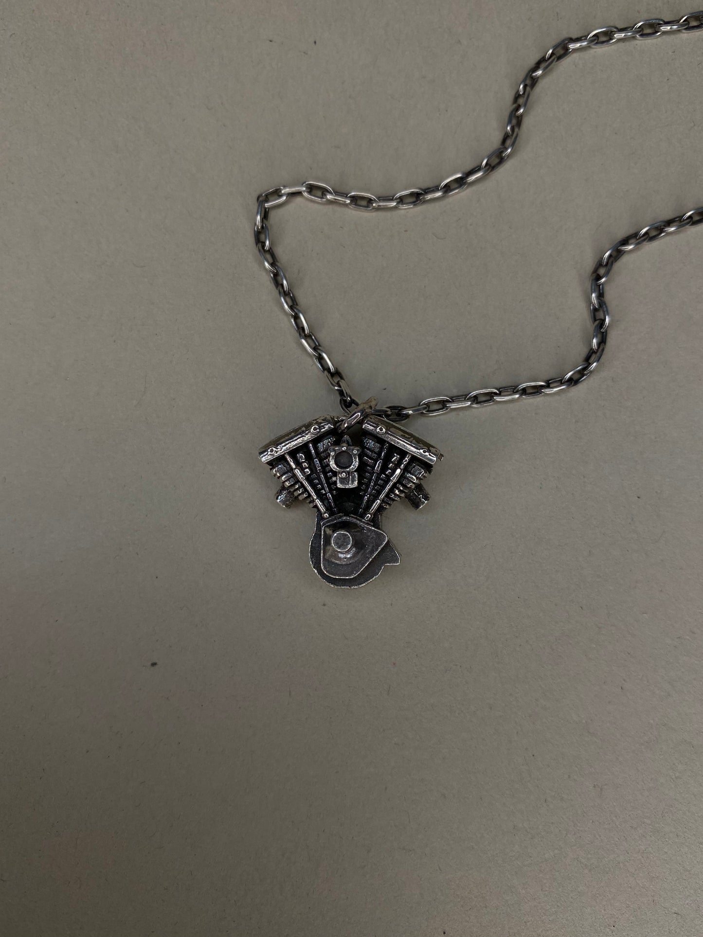 Small Shovel Head Motor Necklace