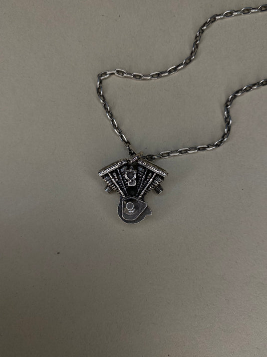 Small Shovel Head Motor Necklace