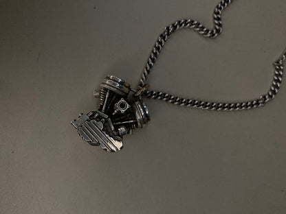 Large Pan Head Motor Necklace
