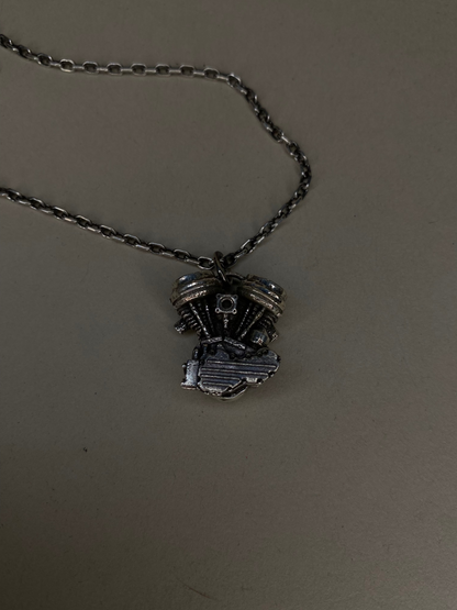 Small Pan Head Motor Necklace