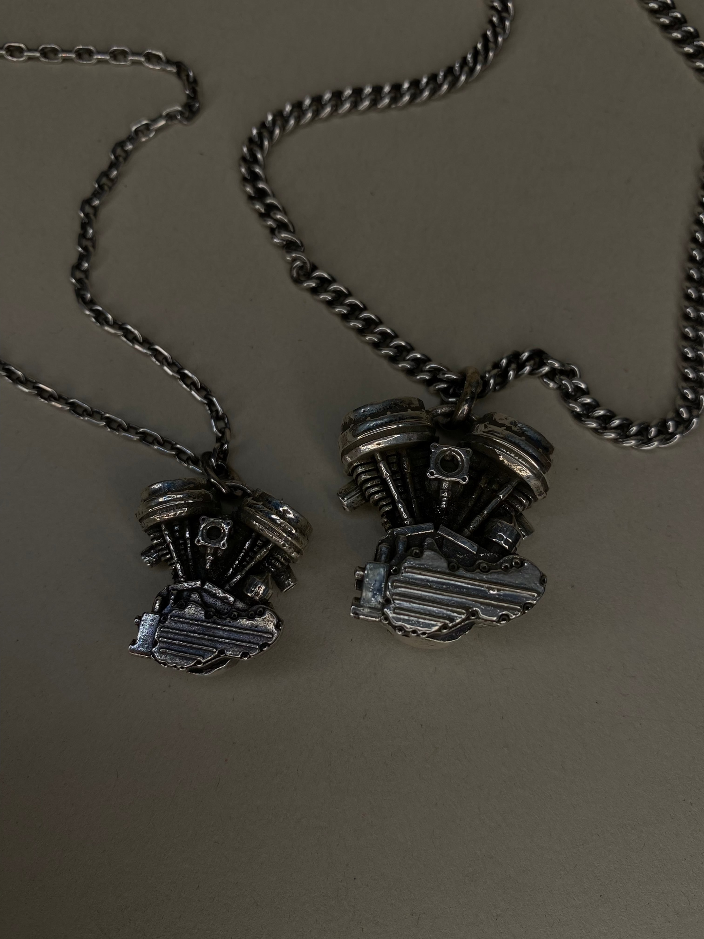 Large Pan Head Motor Necklace