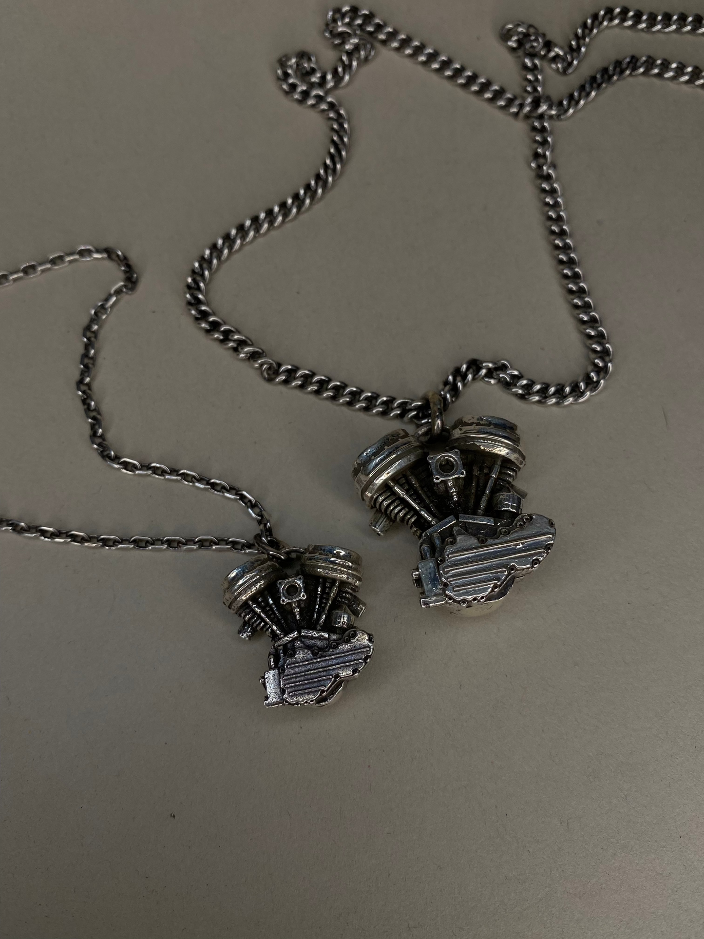 Small Pan Head Motor Necklace