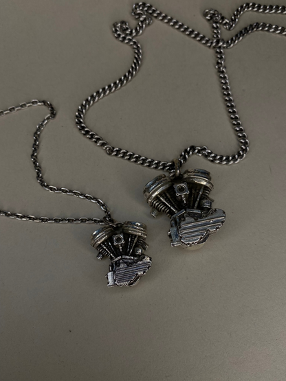 Small Pan Head Motor Necklace