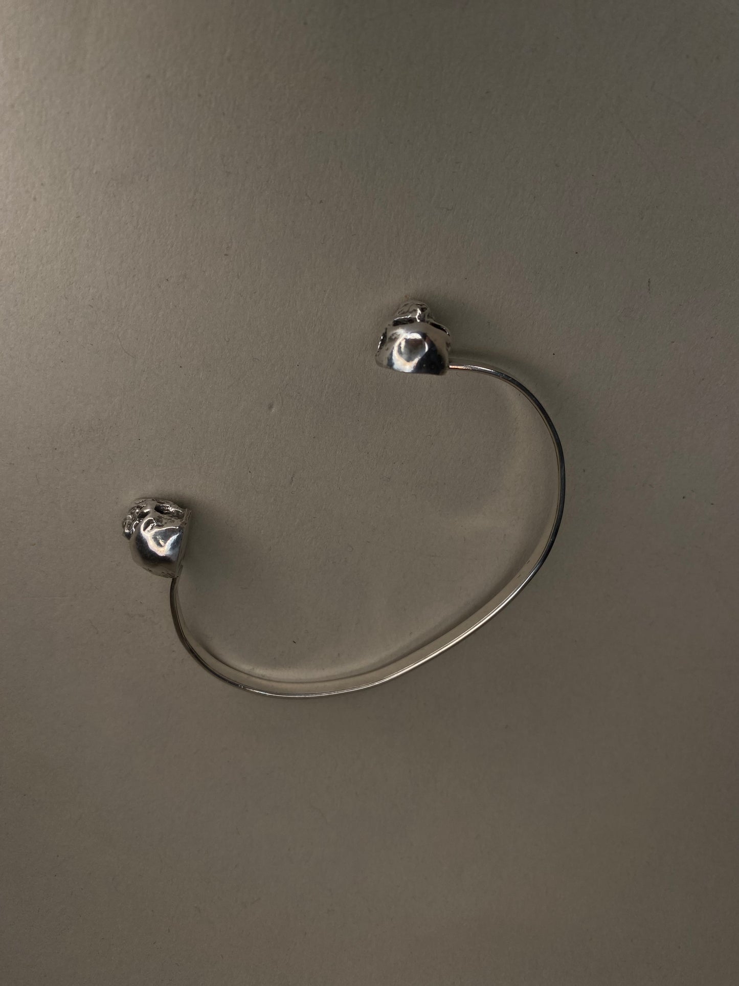 Death Dealer Skull Open Bracelet