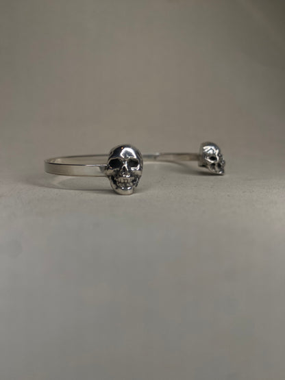 Death Dealer Skull Open Bracelet