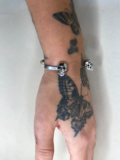 Death Dealer Skull Open Bracelet
