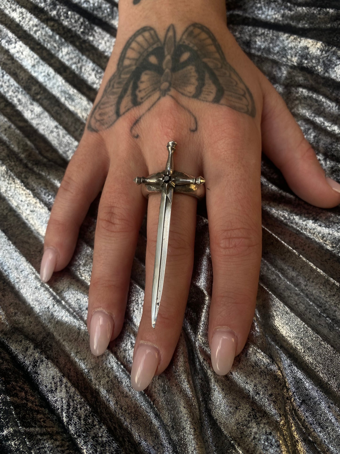 Desmodus Night Creature Sword Ring Large