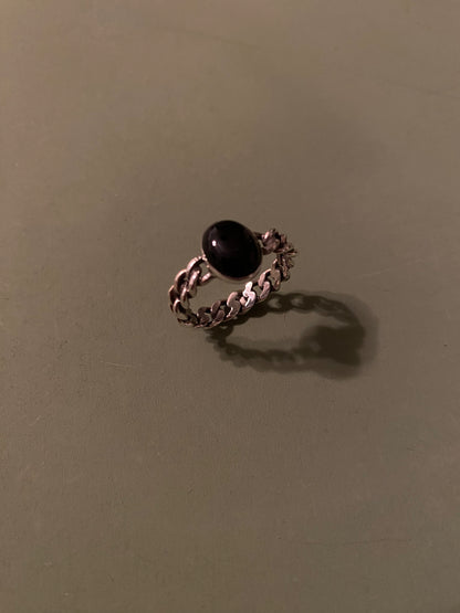 Onyx Chain Ring